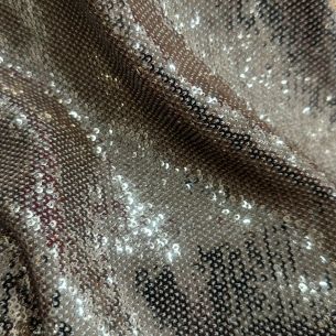 Tecido Paetê Dourado Chic • Conexão Tecidos