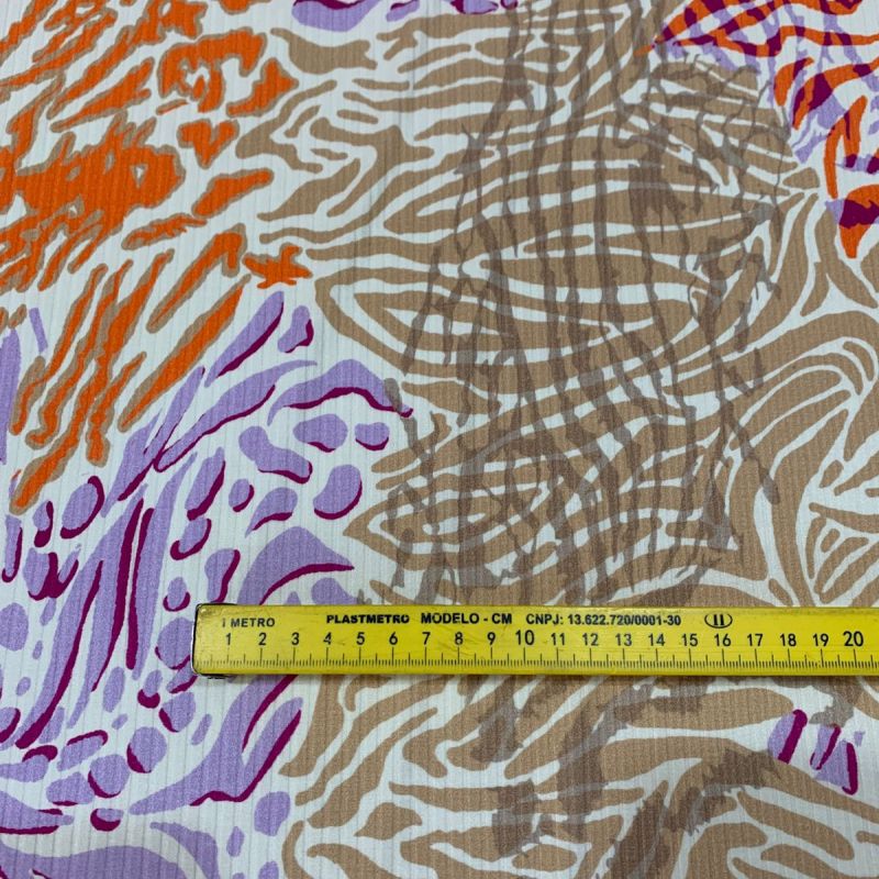 MALHA CANELADA ESTAMPADA XXI • Conexão Tecidos