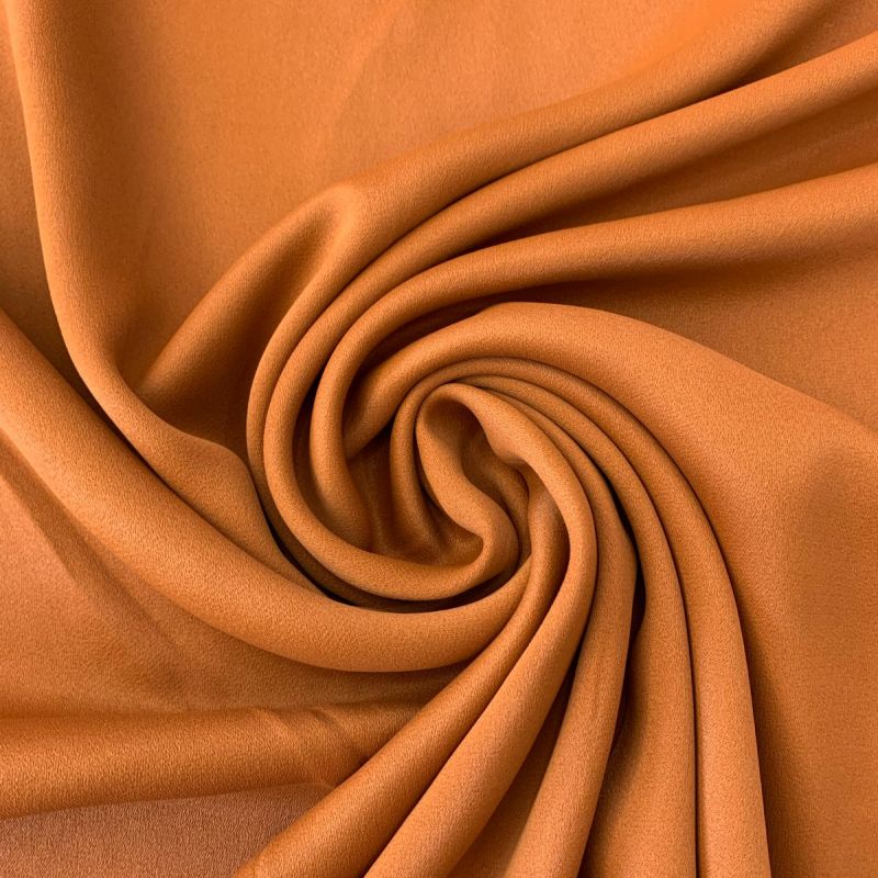 Tecido Crepe Patou Caramelo • Conexão Tecidos