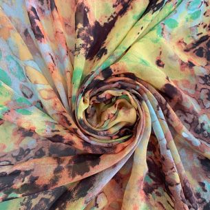 MUSSELINA DE SEDA ESTAMPADA MML • Conexão Tecidos