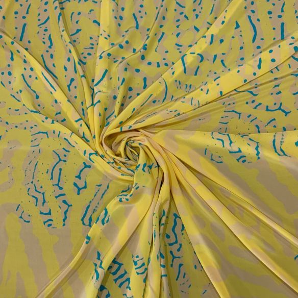 TECIDO CREPE DE CHINE YELLOW ART • Conexão Tecidos TECIDO CREPE DE CHINE YELLOW ART • Conexão Tecidos