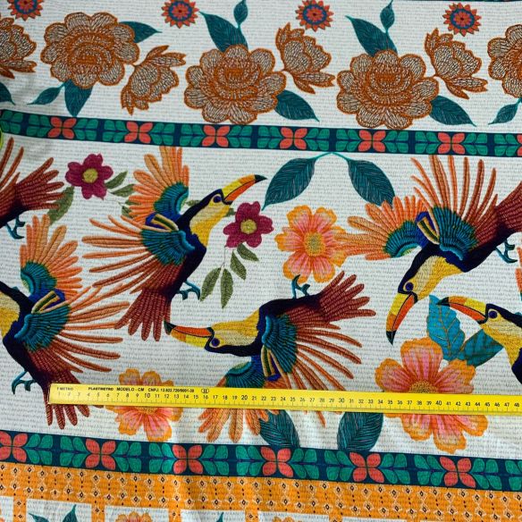 Tecido Viscose Estampada Exclusiva Fmr2 • Conexão Tecidos