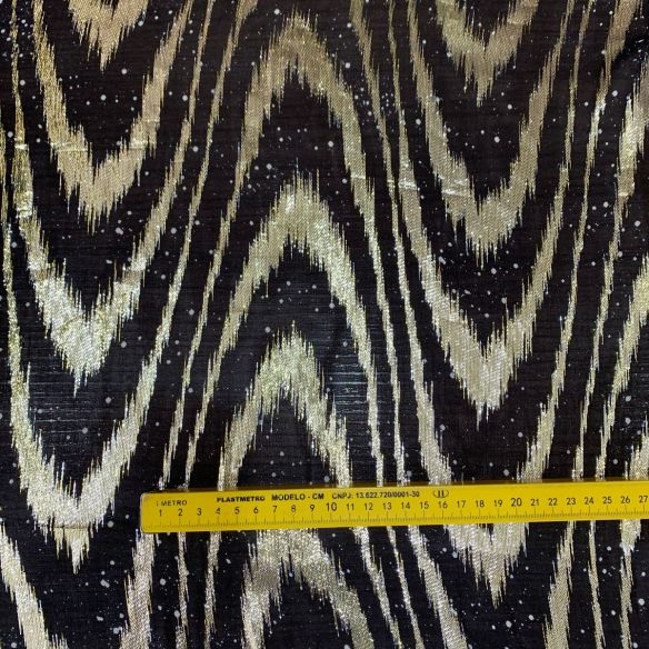 Tecido Musseline De Seda Com Foil • Conexão Tecidos