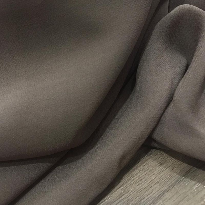 Tecido Musseline De Seda Lisa Amendoado • Conexão Tecidos