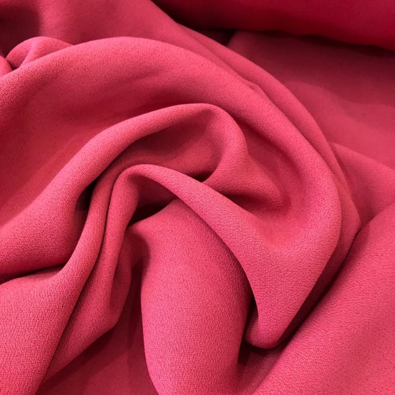 Tecido Crepe Patou Framboesa • Conexão Tecidos