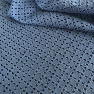 LESE DE ALGODÃO AZUL COBALTO • Conexão Tecidos 2