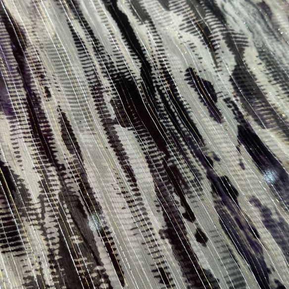 CHIFFON DE SEDA COM FOIL MARMO • Conexão Tecidos