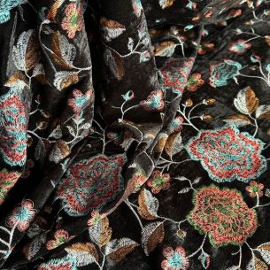 VELUDO BORDADO EXCLUSIVO • Conexão Tecidos