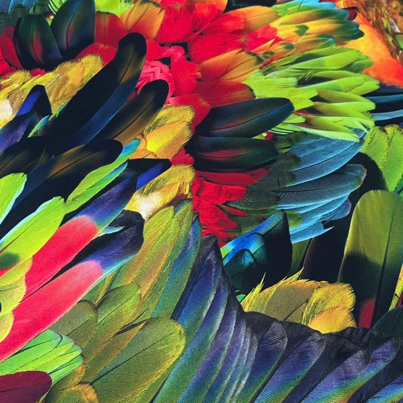 Tecido Cetim Toque De Seda Estampa Exclusiva • Conexão Tecidos