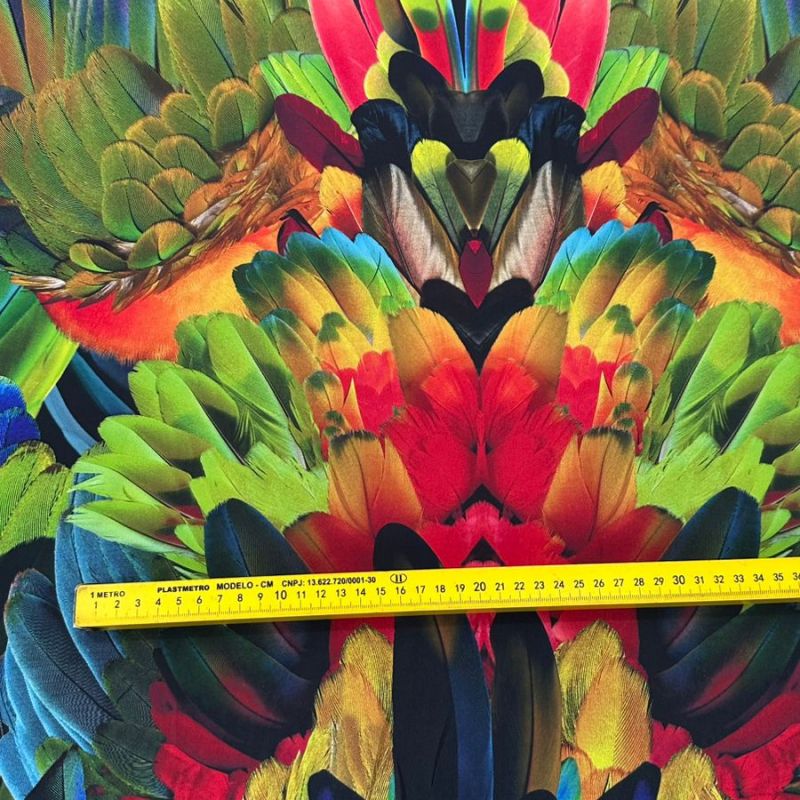 Tecido Cetim Toque De Seda Estampa Exclusiva • Conexão Tecidos