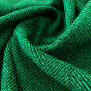 TECIDO LÃ PURA ESPINHA DE PEIXE VERDE • Conexão Tecidos 2