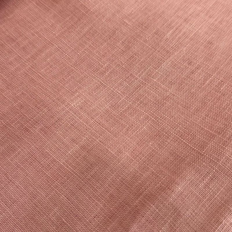 TECIDO LINHO PURO ROSA SECO • Conexão Tecidos