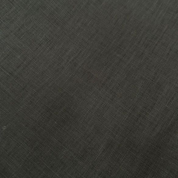 Tecido Linho Puro Liso Cinza Espartano • Conexão Tecidos