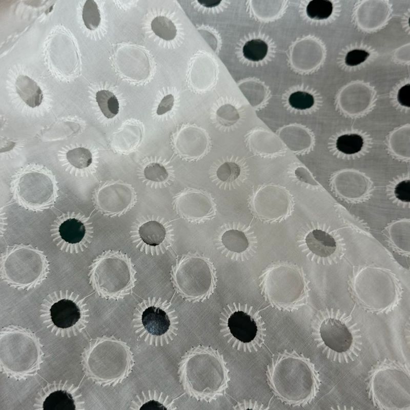 Tecido Lese De Algodão Off White Exotic • Conexão Tecidos