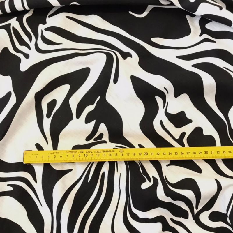 Tecido Linho Misto Estampado • Conexão Tecidos