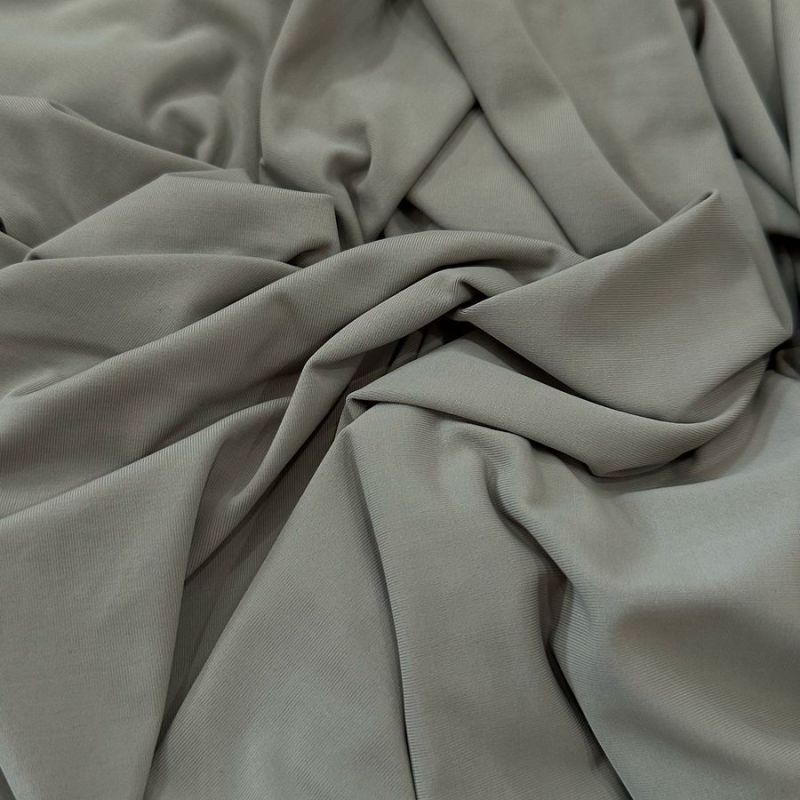 Tecido Malha Fluity Cinza Cimento • Conexão Tecidos