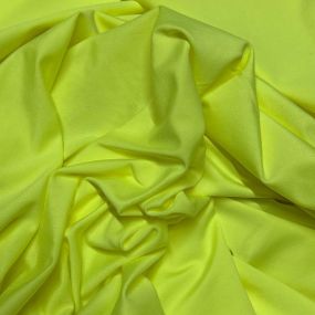 Tecido Malha Fluity Amarelo Fluor • Conexão Tecidos