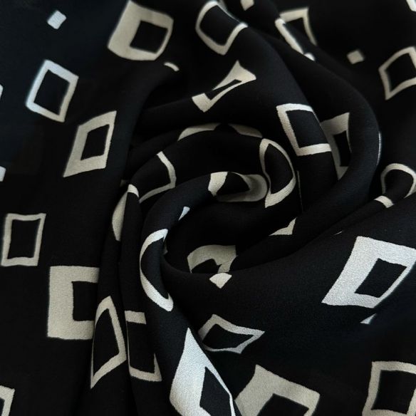 Tecido Georgete De Seda Pura Mahandra • Conexão Tecidos