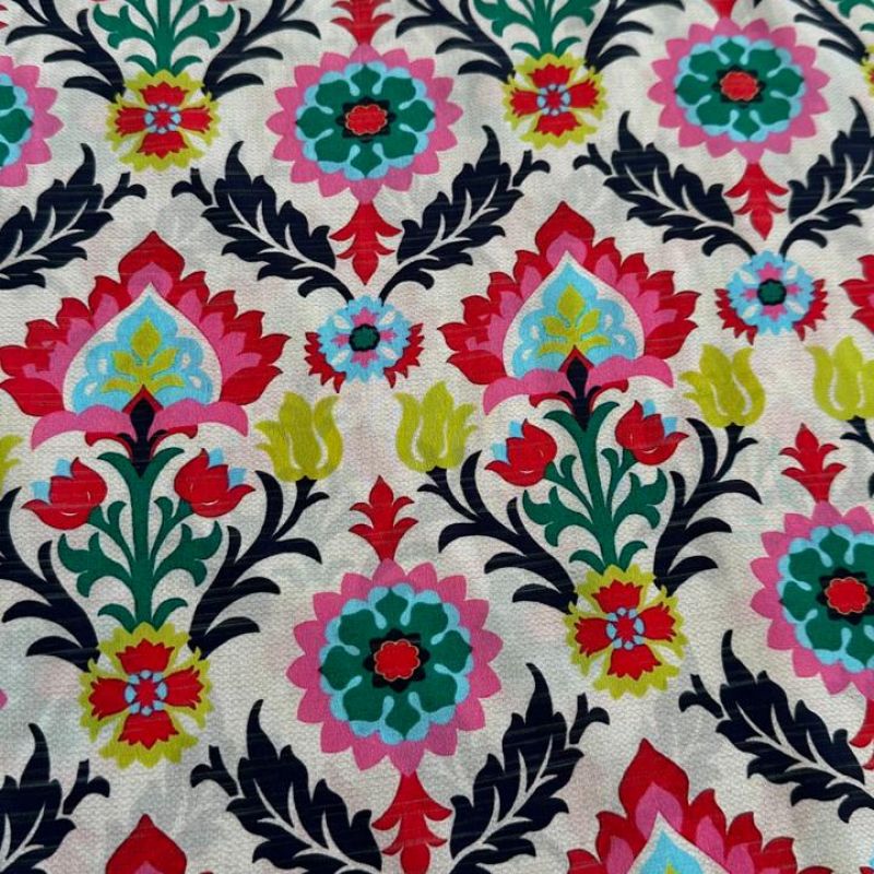 CREPE DE CHINE ESTAMPADO DESERT FLOWER.