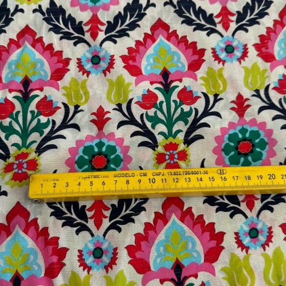 CREPE DE CHINE ESTAMPADO DESERT FLOWER.  CREPE DE CHINE ESTAMPADO DESERT FLOWER.