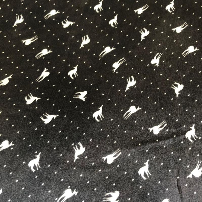 Tecido Cetim de Seda Estampado Cervo • Conexão Tecidos