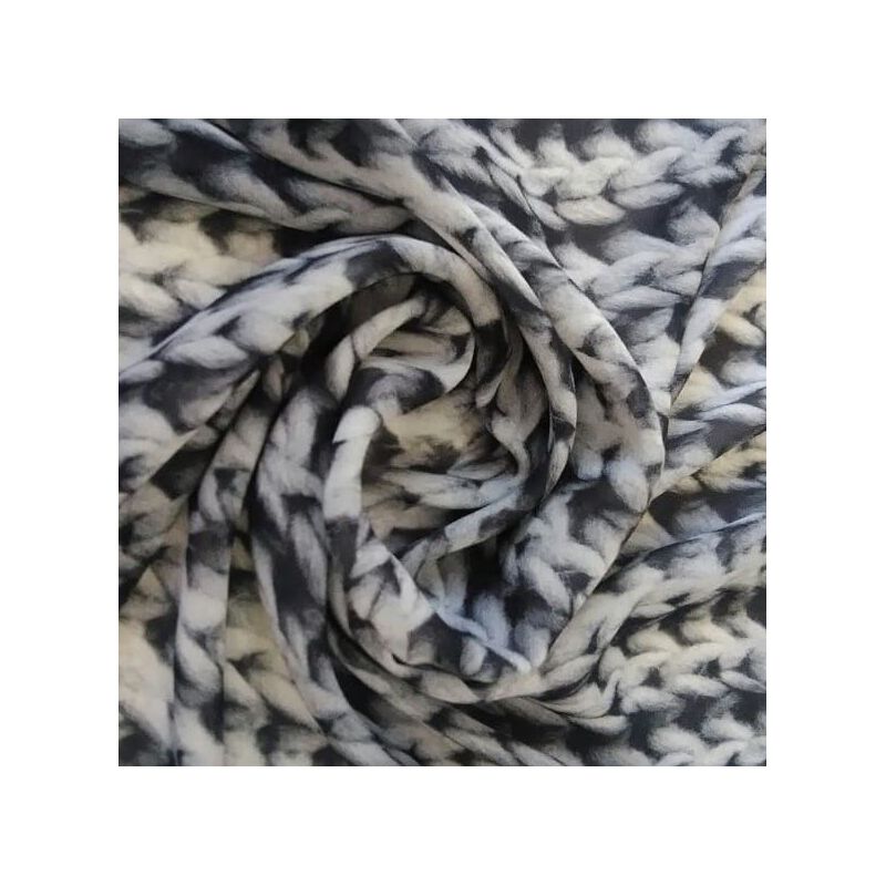 Tecido Musselina De Seda Estampada Fio A Fio • Conexão Tecidos