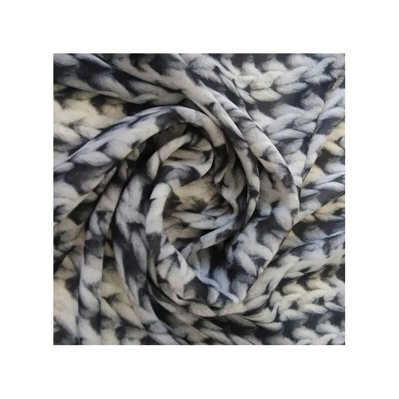 Tecido Musseline De Seda Estampada Fio A Fio • Conexão Tecidos