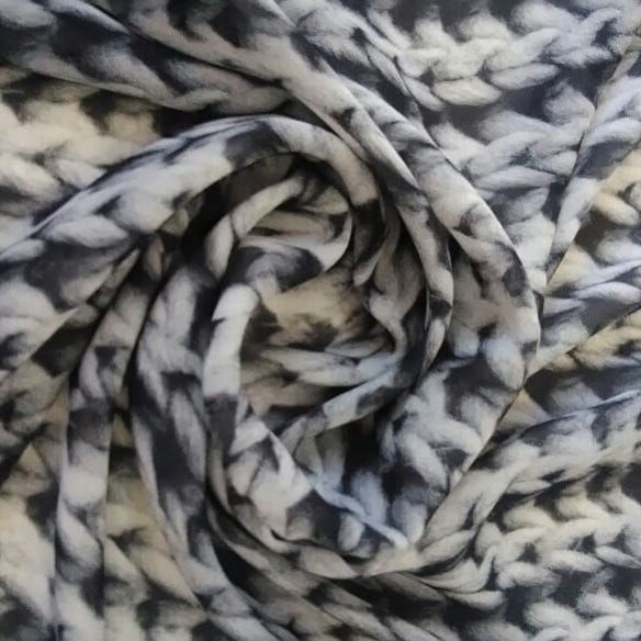 Tecido Musselina De Seda Estampada Fio A Fio • Conexão Tecidos