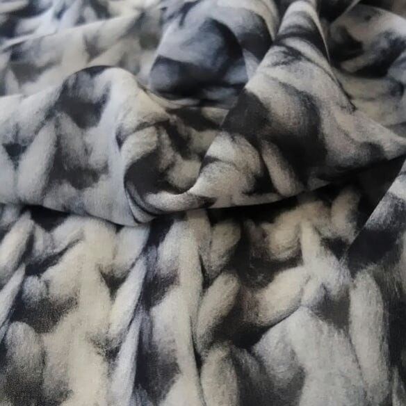 Tecido Musseline De Seda Estampada Fio A Fio • Conexão Tecidos