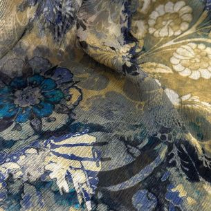 Tecido Chiffon De Seda Estampado Dakan • Conexão Tecidos