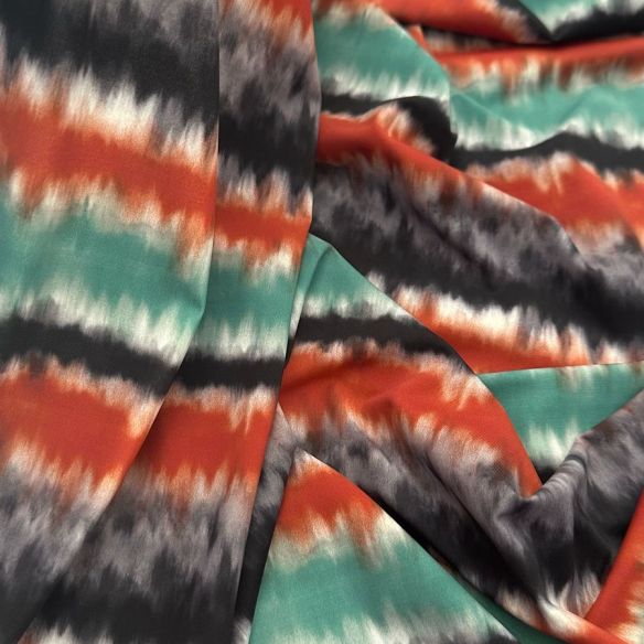 Tecido Malha Fluity Tie Dye Colors • Conexão Tecidos