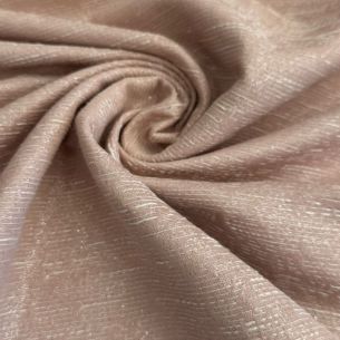 TECIDO TWEED LEVE SINTÉTICO METALIC NUDE • Conexão Tecidos