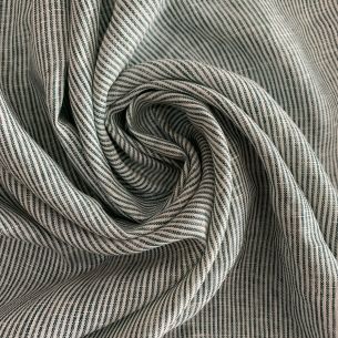 TECIDO LINHO PURO LISTRAS AZUL VERDE ESCURO • Conexão Tecidos 2