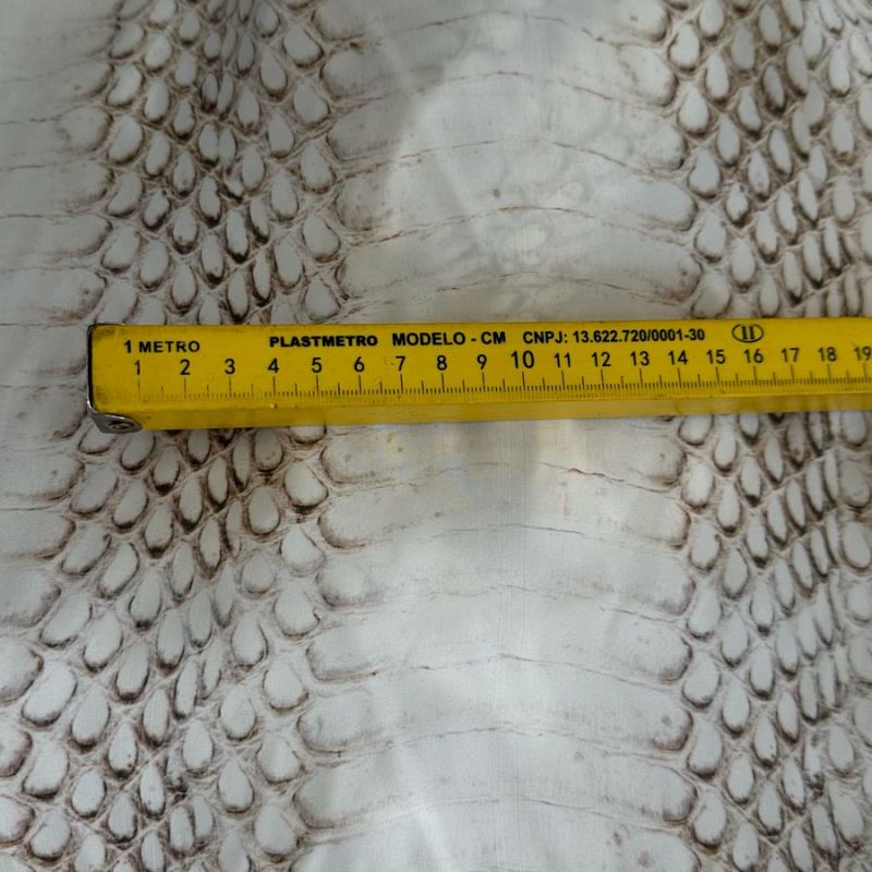 Tecido Cetim de Seda Estampado Snake Skin • Conexão Tecidos