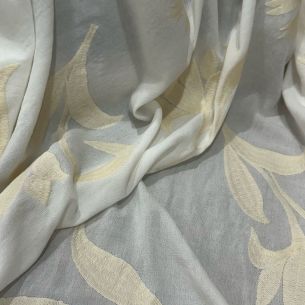 Tecido Cambraia Gaze De Algodão Bordada Off White • Conexão Tecidos