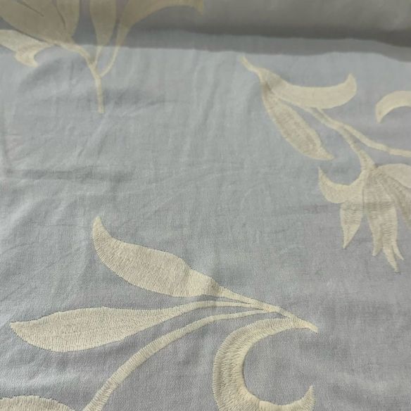 Tecido Cambraia Gaze De Algodão Bordada Off White • Conexão Tecidos