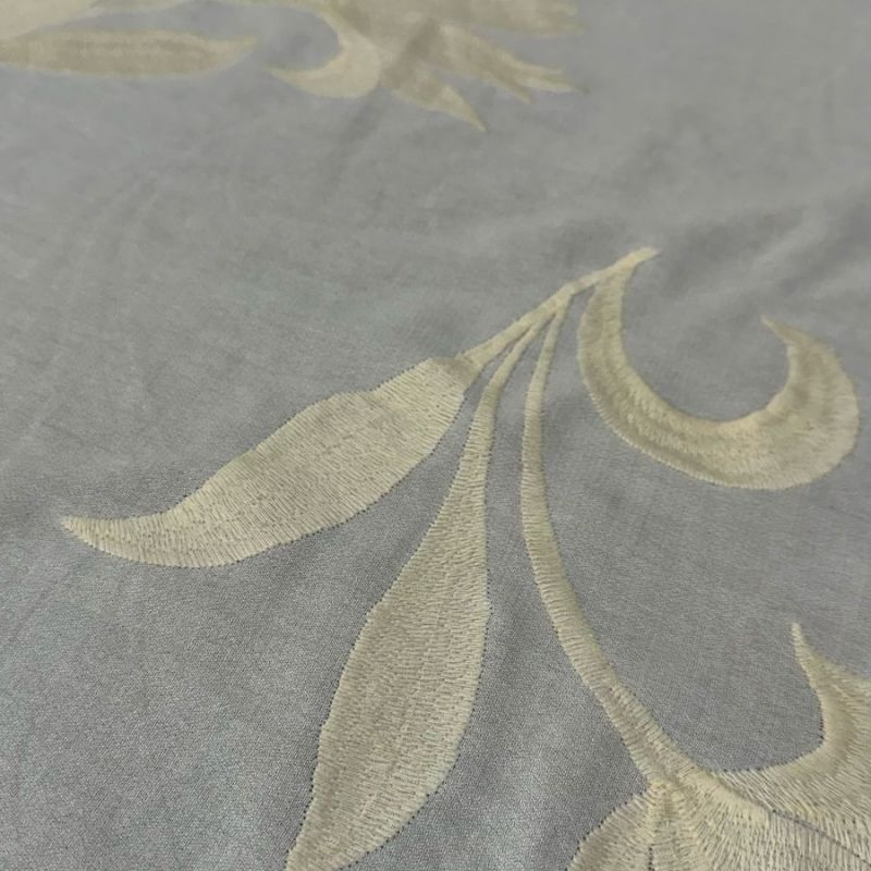 Tecido Cambraia Gaze De Algodão Bordada Off White • Conexão Tecidos