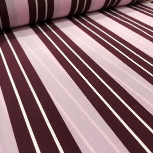 TECIDO CREPE DE CHINE LISTRAS ROXAS • Conexão Tecidos