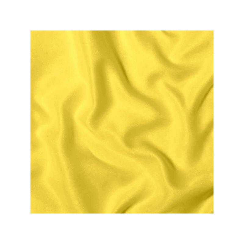 Tecido Cetim de Seda Liso Amarelo • Conexão Tecidos