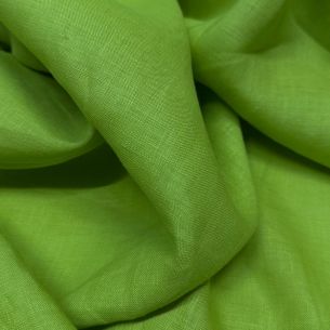 TECIDO CAMBRAIA DE LINHO PURO PISTACHE • Conexão Tecidos