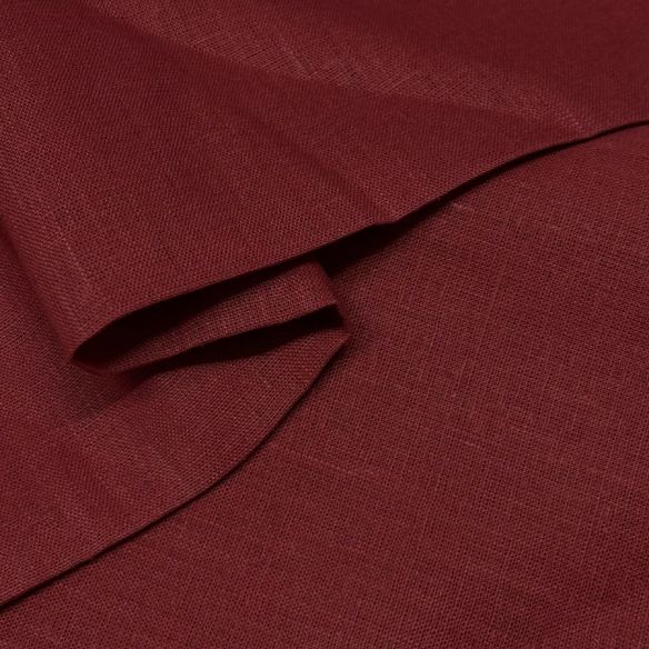 TECIDO CAMBRAIA DE LINHO PURO CEREJA • Conexão Tecidos