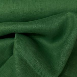 TECIDO LINHO PURO VERDE MATO • Conexão Tecidos