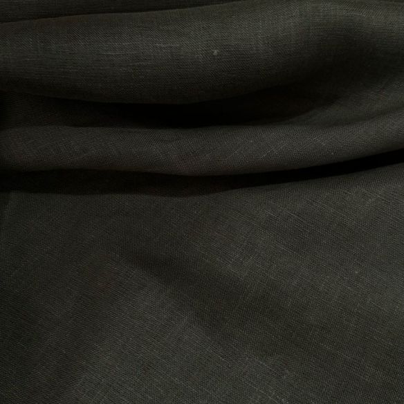 TECIDO LINHO PURO VERDE PINUS ESCURO • Conexão Tecidos