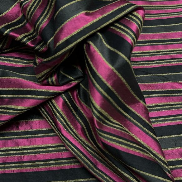 SHANTUNG DE SEDA PURA LISTRADO EXCLUSIVO II • Conexão Tecidos