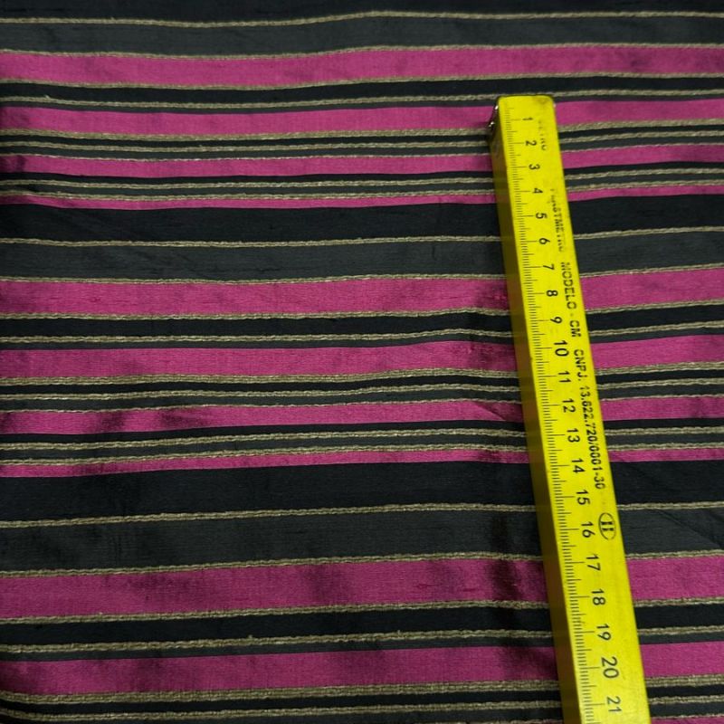 SHANTUNG DE SEDA PURA LISTRADO EXCLUSIVO II • Conexão Tecidos