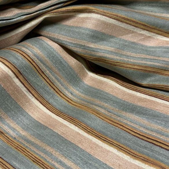 SHANTUNG DE SEDA PURA LISTRADO EXCLUSIVO IV • Conexão Tecidos