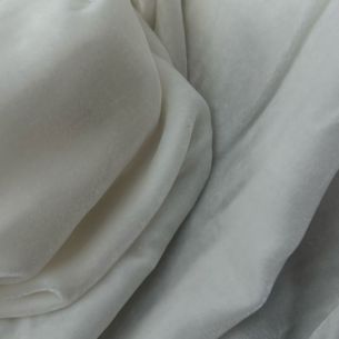 Tecido Veludo De Seda Off White • Conexão Tecidos