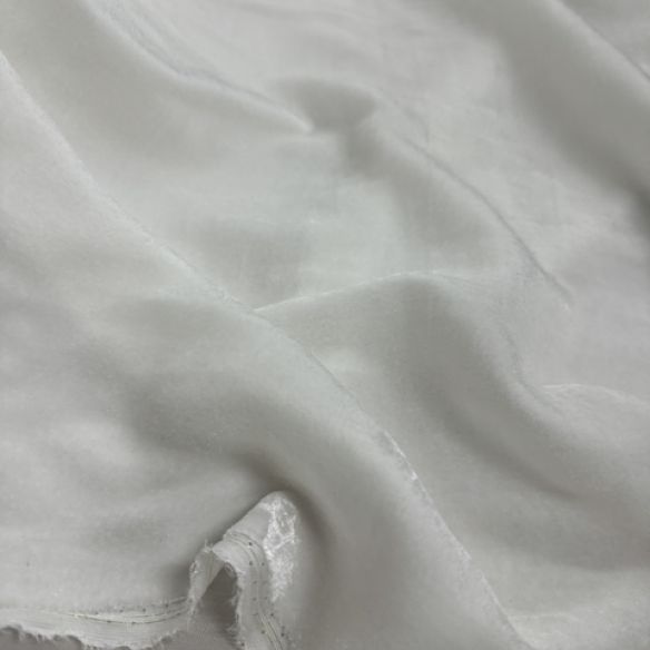 Tecido Veludo De Seda Off White • Conexão Tecidos