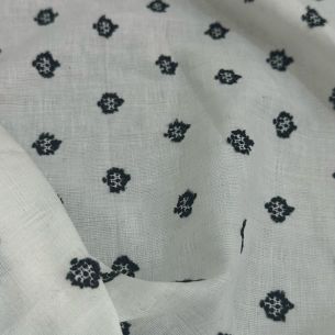 TECIDO CAMBRAIA DE ALGODÃO BORDADA JAPUR 2