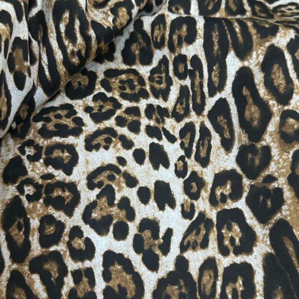 Sarja acetinada animal print I